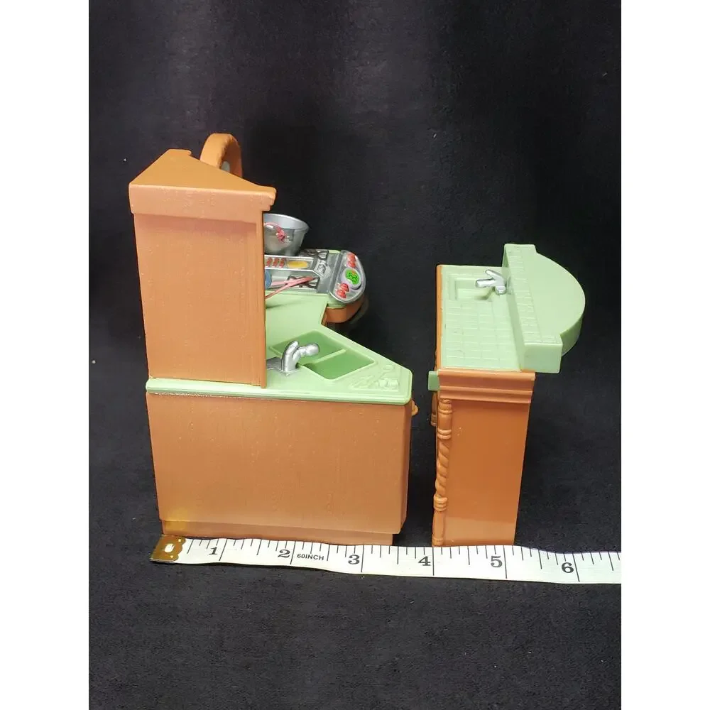 Fisher Price Loving Family Dollhouse Kitchen Appliances Stove Sink Counter Setup